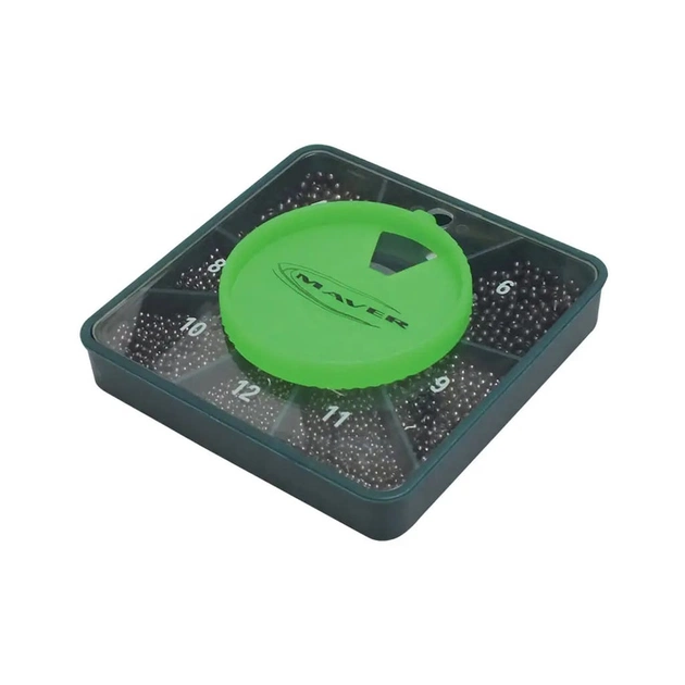 Грузило Maver набір Scatola Pallini Supercalibrati 250g 4; 6; 8; 9 (1300.34.50) - picture 1
