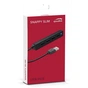 Концентратор Speedlink SNAPPY SLIM USB Hub, 4-Port, USB 2.0, Passive, Black (SL-140000-BK) - зменшене зображення 2