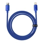 Дата кабель USB-C to Lightning 1.2m 20W blue Baseus (CAJY000203) - зменшене зображення 3