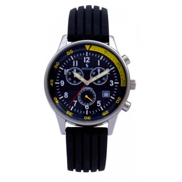 Наручний годинник Seculus 4463.1.816 black-yellow - зображення 1
