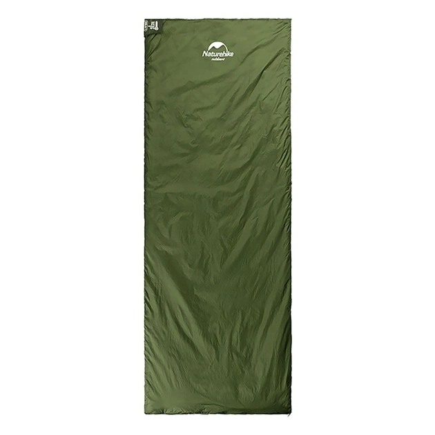 Спальний мішок Naturehike LW180 NH21MSD04 лівий, p-p M, темно-зелений (6927595786949-L) - зображення 1