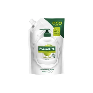 Рідке мило Palmolive Naturals Інтенсивне зволоження Молочко та оливка дой-пак 500 мл (8003520039545) зображення 1