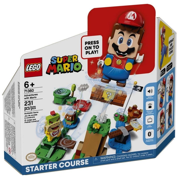 Конструктор LEGO Super Mario Пригоди з Маріо. Стартовий набір (71360) - зображення 1