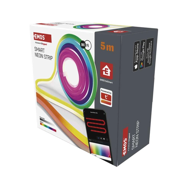 Світлодіодна стрічка EMOS ZPW513I NEON white 5 m 33 Вт RGBIC WiFi (ZPW513I) - зображення 6