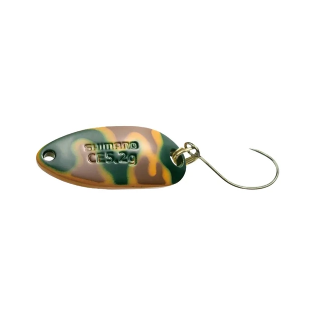 Блешня Shimano Cardiff Roll Swimmer Camo Edition 1.5g 24T Mustard Green Camo (2266.33.11) - изображение 1