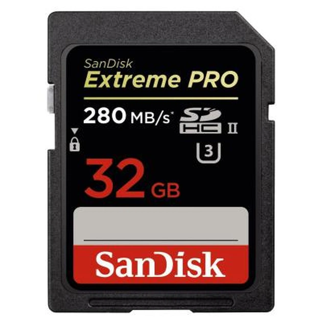 Карта пам'яті SanDisk 32GB SDHC ExtremePro Class 10 UHS-II (SDSDXPB-032G-G46) - изображение 1