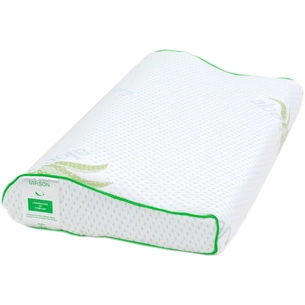 Подушка MirSon ортопедична 6122 Green nature Dorotea Kiddy 50х29х5/8 (2200003262766) зображення 1