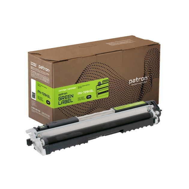 Тонер-картридж Patron Canon 729 black Green Label (PN-729KGL) - изображение 1