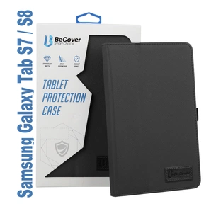 Чохол до планшета BeCover Slimbook Samsung Galaxy Tab S7 (SM-T875)/S8 (SM-X700/SM-X706) Black (707981) зображення 1