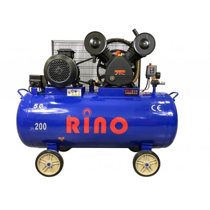 Компресор RINO поршневий з ресивером 15 бар, 60 м3 (HM-V-0.48/200L) зображення 1