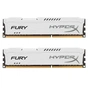 Модуль пам'яті для комп'ютера DDR3 16Gb (2x8GB) 1600 MHz HyperX Fury White Kingston Fury (ex.HyperX) (HX316C10FWK2/16) - зменшене зображення 1