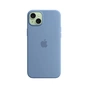 Чохол до мобільного телефона Apple iPhone 15 Silicone Case with MagSafe Winter Blue (MT0Y3ZM/A) - зменшене зображення 4
