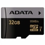 Карта пам'яті ADATA 32GB microSD class 10 UHS-I U3 V30 Premier Pro (AUSDH32GUI3V30S-RA1) - зменшене зображення 2