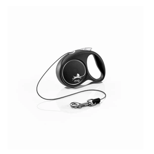 Повідець для собак Flexi Black Design XS трос 3 м (чорний) (4000498033203) зображення 1