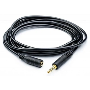Кабель мультимедійний 3.5mm M to 3.5mm F 5.0m Atcom (16849) зображення 1