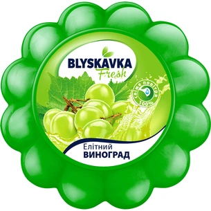 Освіжувач повітря Blyskavka Fresh Гелевий Елітний виноград 150 мл (4820214190610) зображення 1