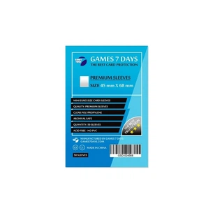 Протектор для карт Games 7 Days 45 х 68 мм, Mini Euro, 50 шт (PREMIUM) (GSD-024568) изображение 1