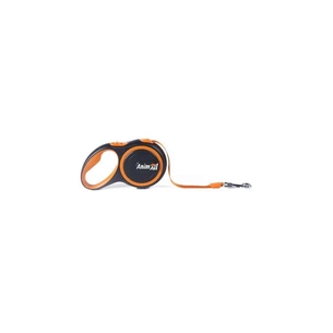 Повідець для собак AnimAll S до 15 кг 3 м (жовтогарячо-чорний) (2000981099176) зображення 1