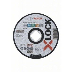 Круг відрізний Bosch X-LOCK Multi Material, 125x1.6x22.2мм (2.608.619.270) зображення 1