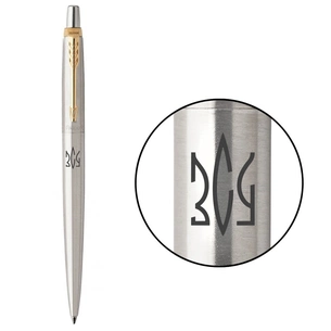 Ручка кулькова Parker JOTTER 17 UKRAINE SS GT BP Тризуб ЗСУ (16032_T039b) изображение 1