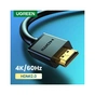 Кабель мультимедійний HDMI to HDMI 3.0m V2.0 Cafule 4K HD104 Ugreen (10108) - зменшене зображення 3