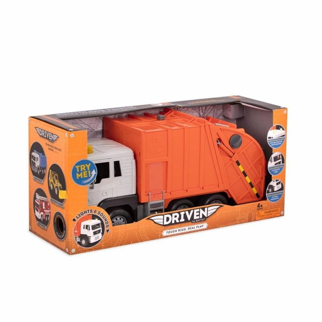 Машина Driven Standard Сміттєвоз помаранчевий (WH1100Z) - изображение 1