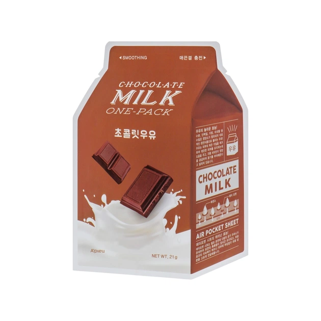 Маска для обличчя A'pieu Chocolate Milk One-Pack 21 г (8806185780261) - зображення 1