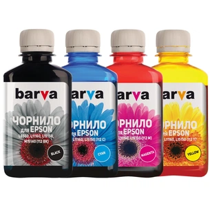 Чорнило Barva Epson 112, 4x180 мл (E112-180-MP) зображення 1