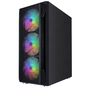 Корпус 1stPlayer X5-BK-4F1 Black 750W (X5-BK-4F1-PS-750FK-EU) - зменшене зображення 3