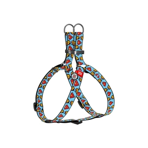 Шлея для собак WAUDOG Nylon з QR паспортом анатомічна "Супермен" L (0725-2005) зображення 1