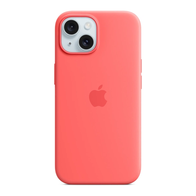 Чохол до мобільного телефона Apple iPhone 15 Silicone Case with MagSafe Guava (MT0V3ZM/A) - зображення 1