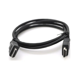 Кабель мультимедійний HDMI M to HDMI M 1.2m V1.4 black Merlion (YT-HDMI(M)/(M)-1.2mW-H181) зображення 1