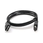 Кабель мультимедийный HDMI M to HDMI M 1.2m V1.4 black Merlion (YT-HDMI(M)/(M)-1.2mW-H181) - уменьшенное изображение 1