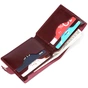 Портмоне Shvigel Шкіряне Вишневе (16463) - зменшене зображення 7
