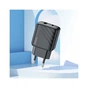 Зарядний пристрій HOCO CS23A 1xUSB-C PD30W + 1xUSB QC3.0 black (6942007609944) - зменшене зображення 9