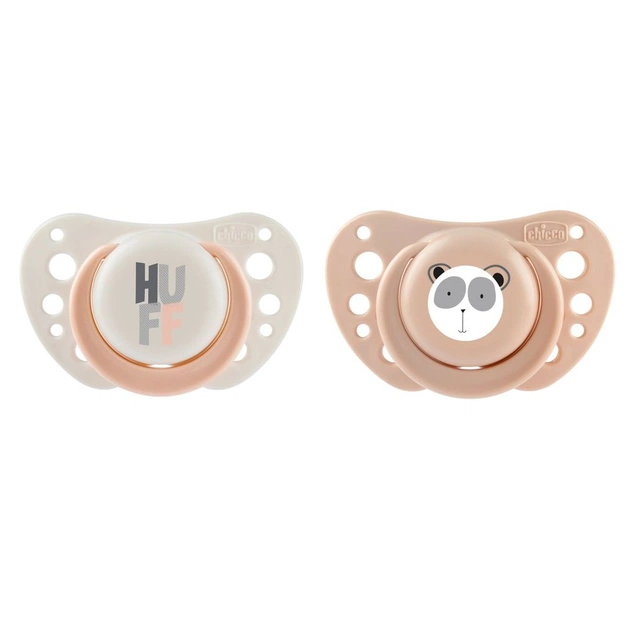 Пустышка Chicco Physioforma Air силиконовая от 2 до 6 месяцев Для девочек 2 шт (75031.33) - изображение 1