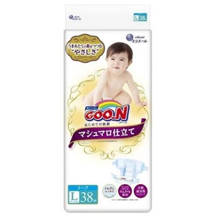 Підгузки GOO.N SUPER PREMIUM MARSHMALLOW, 9-14 кг (L, унісекс, 38 шт) (853349) зображення 1
