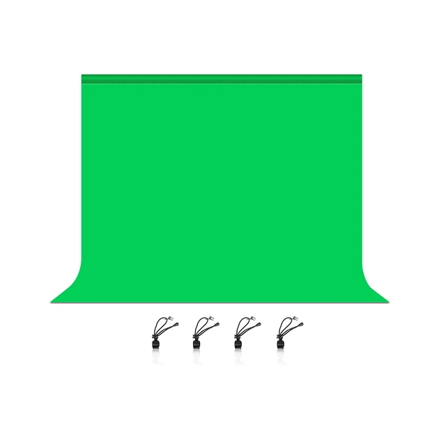 Фон Puluz PU5214G backdrop 3x2 m green (PU5214G) - picture 1