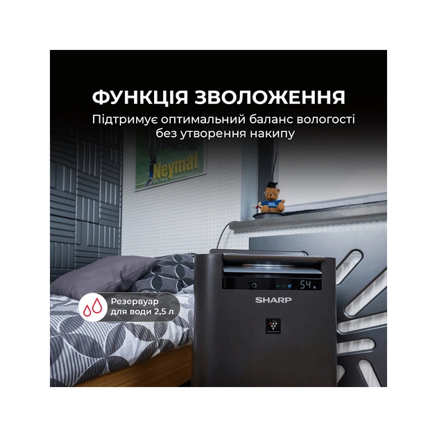 Очисник повітря Sharp KC-G40EUW - зображення 5