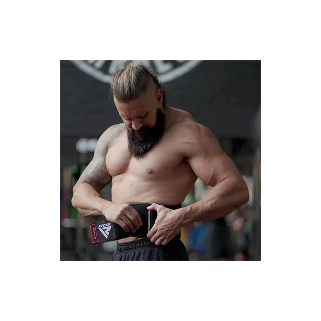 Атлетичний пояс RDX RX3 EVA Curve неопреновий Black L (WBE-RX3B-L) - picture 8