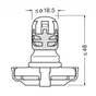 Автолампа Osram світлодіодна (OS 5301CW) - зменшене зображення 3