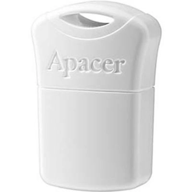 USB флеш накопичувач Apacer 32GB AH116 White USB 2.0 (AP32GAH116W-1) - изображение 1