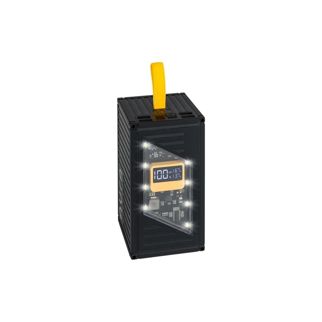 Батарея універсальна AURA NRG-P50 50000mAh 22.5W Black (PBANRG-P50B) - зображення 1