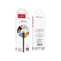 Дата кабель USB 2.0 AM to Lightning 1.0m 2.4A silicone X53 black HOCO (6931474738059) - зменшене зображення 5