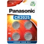 Батарейка Panasonic CR 2025 Lithium * 4 (CR-2025EL/4B) - зменшене зображення 1