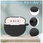 Чохол для навушників BeCover Silicon для OPPO Enco Air 1 / Air 2 Black (709568) - зменшене зображення 2