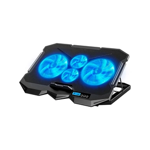 Підставка до ноутбука IceCoorel 10-17", 2*125mm + 2*70mm 2600 RPM, 385x280x28mm, Black (K22) зображення 1