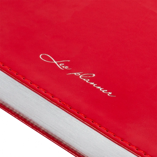 Тижневик Leo planner А5 датований 2026 "Aldento", інтегральний, червоний, 368 сторінок (252671) - picture 4