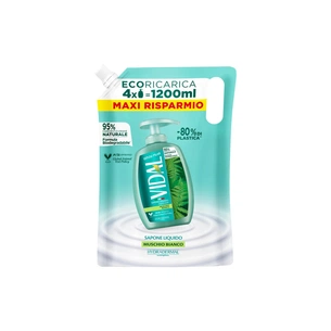 Рідке мило Vidal Білий мускус дой-пак 1.2 л (8008970056173) зображення 1