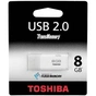 USB флеш накопичувач Toshiba 8GB SURUGA White USB 2.0 (THNU08SIPWHITE(BL5) - зменшене зображення 2